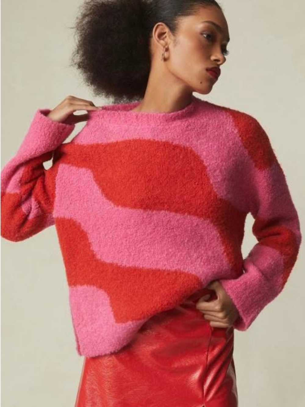 Anthropologie Marimekko Intuitio Taifuuni Sweater EUC SZ XS